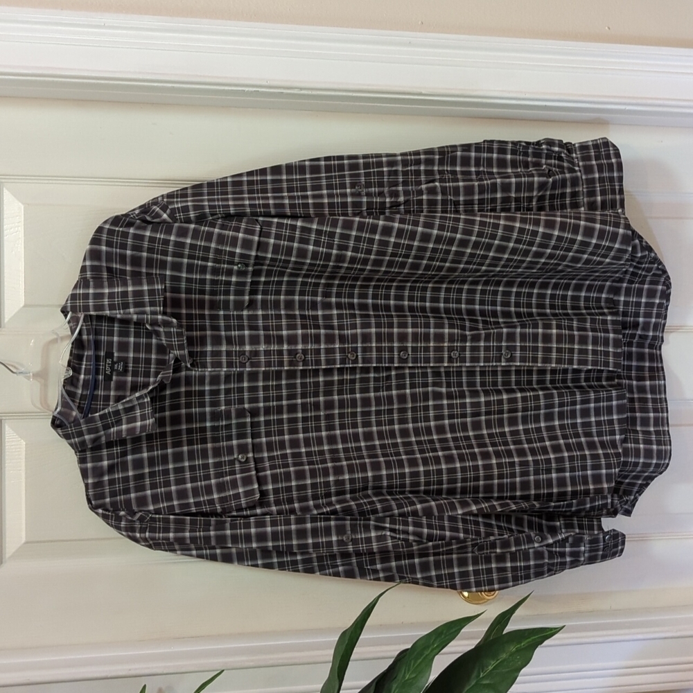 Apt. 9 Men's Long Sleeve Button Down Plaid Shirt Size XXL -  New